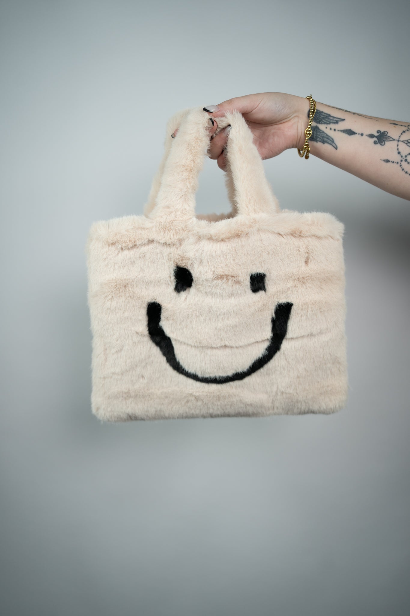 Kuscheliger Shopper - Smiley