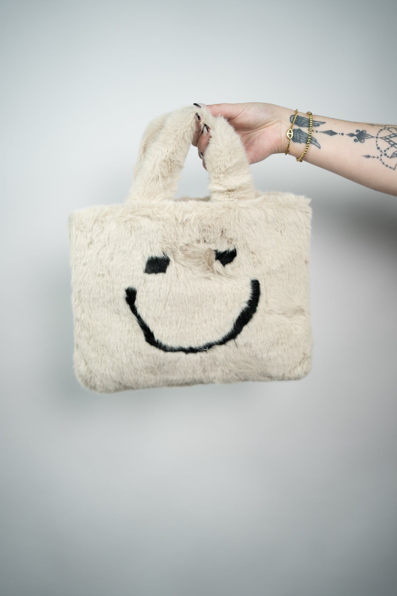 Kuscheliger Shopper - Smiley