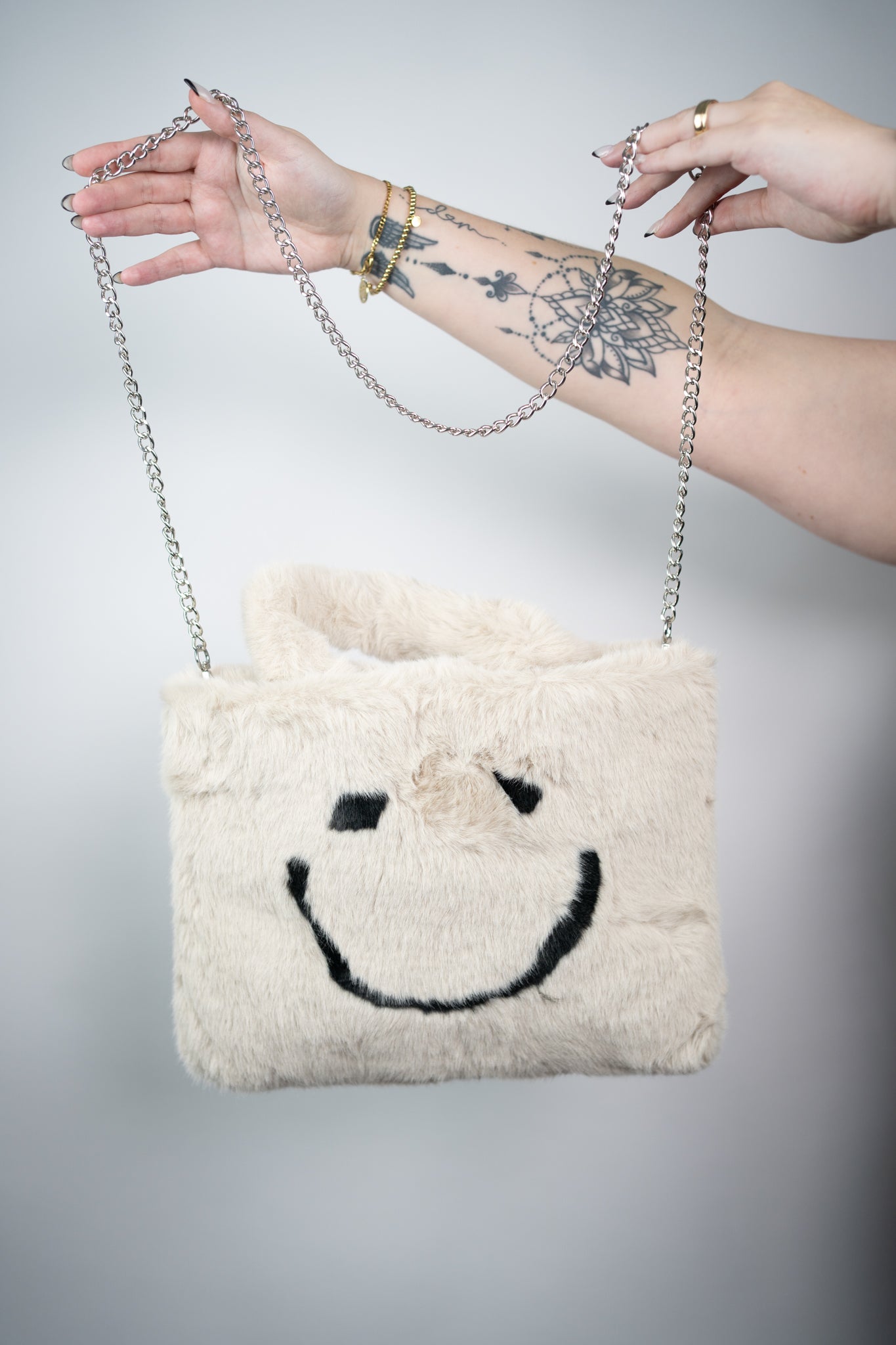 Kuscheliger Shopper - Smiley