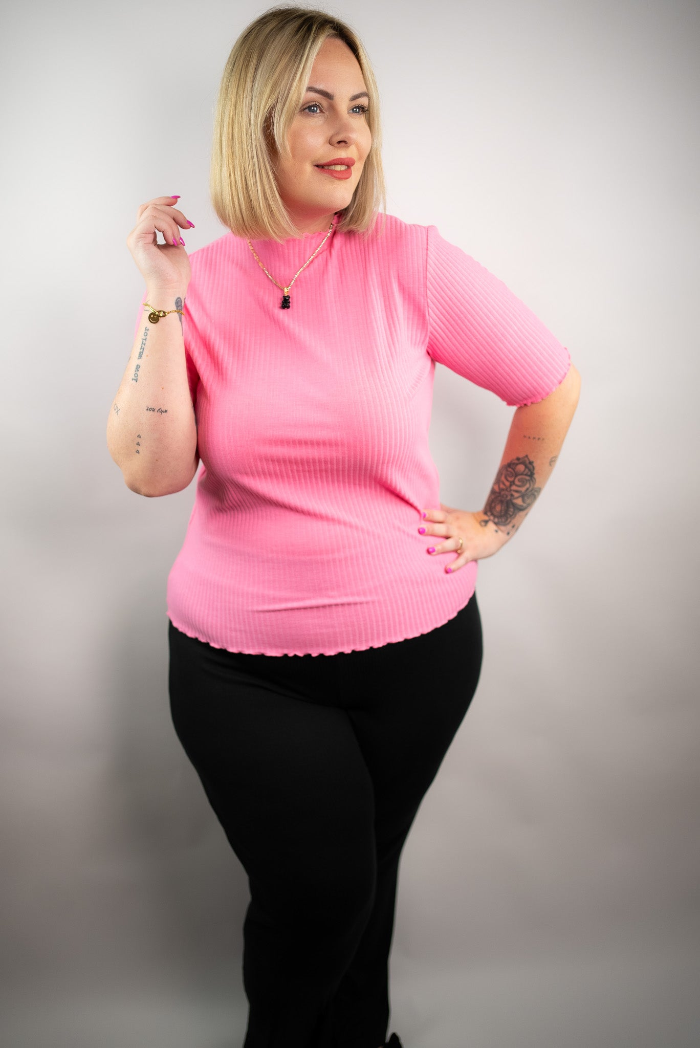 CARALLY 2/4 TOP ASACHET PINK