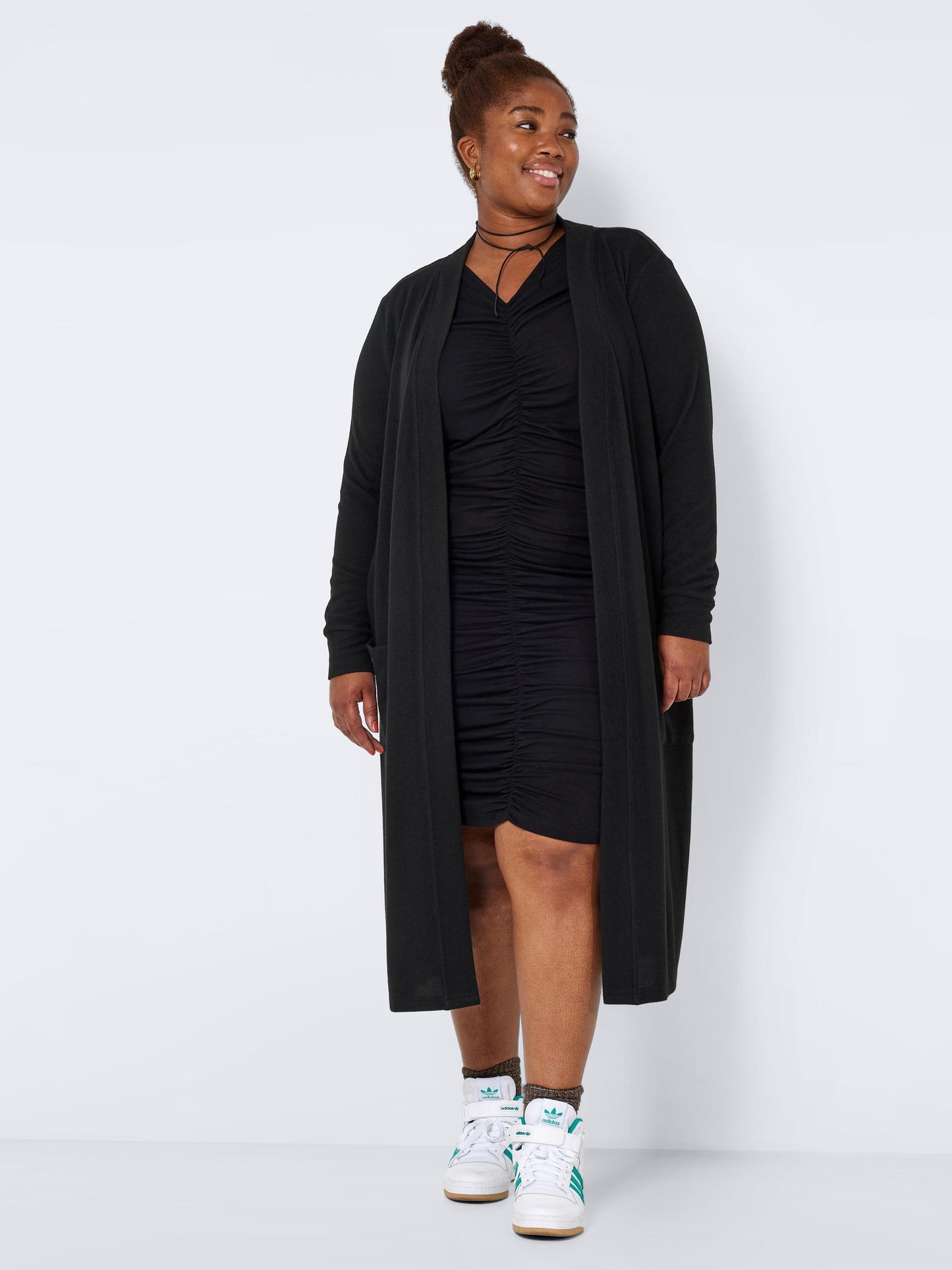 NMCITY LONG CARDIGAN CURVE