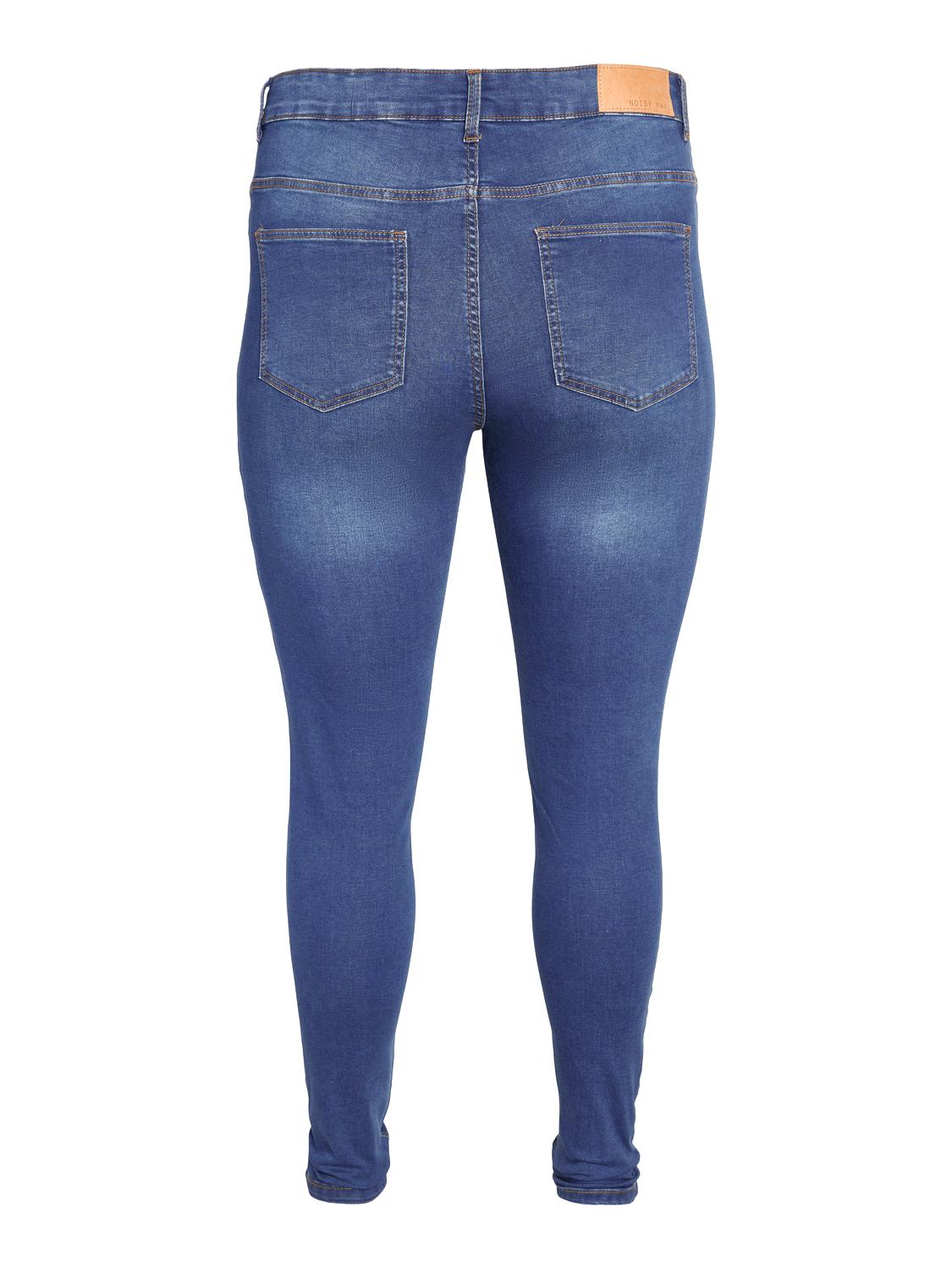 NMCALLIE HW JEANS CURVE - MEDIUM BLUE DENIM