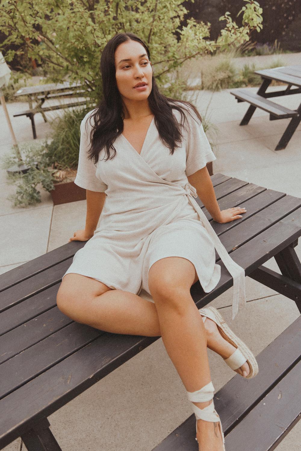VIFILIA KNEE WRAP DRESS