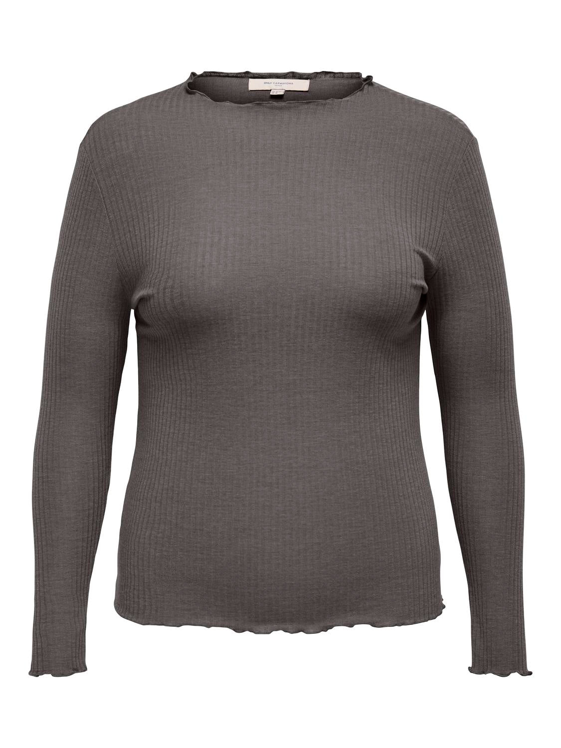 CARALLY LS HIGH NECK TOP